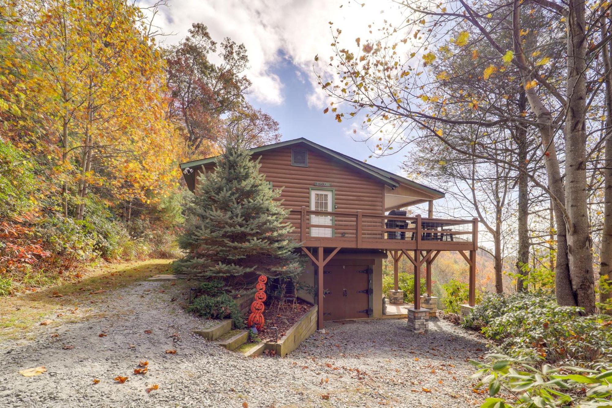 Secluded Lenoir Cabin 4 Mi To Dtwn Blowing Rock Bagian luar foto